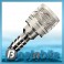 Suzuki 10mm Barb Chrome Plated Brass Female Fuel Line Engine Connector